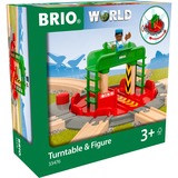 BRIO World Lok-Drehscheibe mit Kontrollbrücke, Bahn 