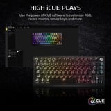 Corsair K65 PLUS WIRELESS, Gaming-Tastatur schwarz, Corsair MLX Fusion