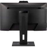 ViewSonic VG2440V Videokonferenzmonitor, LED-Monitor 60.5 cm (24 Zoll), schwarz (matt), FullHD, IPS, Webcam, Mikrofon, USB Hub