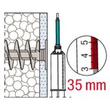 fischer Dämmstoffdübel FID II Plus 80mm weiß, 25 Stück