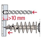 fischer Dämmstoffdübel FID II Plus 80mm weiß, 25 Stück