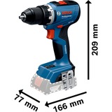 Bosch Akku-Bohrschrauber GSR 18V-65 Professional, 18Volt blau, 2x Li-Ion Akku ProCORE18V 4,0Ah, in L-BOXX