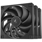 DeepCool FD14 140x140x25, Gehäuselüfter schwarz, 3er Pack, 140 mm