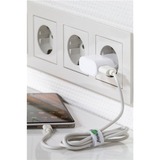 goobay Apple Lightning Ladeset 5 Watt, Ladegerät weiß, 1 Meter Kabel