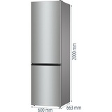 gorenje NRC62CSXL4, Kühl-/Gefrierkombination edelstahl, ConvertActive