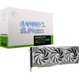 MSI GeForce RTX 4070 SUPER 12G GAMING X SLIM WHITE, Grafikkarte DLSS 3, 3x DisplayPort, 1x HDMI 2.1