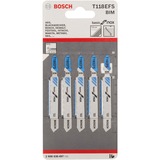 Bosch Stichsägeblatt T 118 EFS Basic for Inox, 83mm 5 Stück