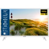 Telefunken XF32SN550S-W, LED-Fernseher 80 cm (32 Zoll), weiß, FullHD, Triple Tuner, SmartTV