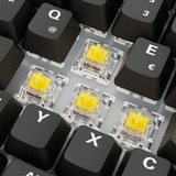 Sharkoon SKILLER SGK50 S3 PBT, Gaming-Tastatur schwarz, DE-Layout, Gateron G Pro 3.0 Yellow