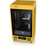 Thermaltake The Tower 200 , Tower-Gehäuse dunkelgelb, Tempered Glass