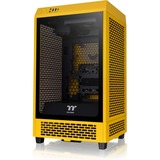 Thermaltake The Tower 200 , Tower-Gehäuse dunkelgelb, Tempered Glass