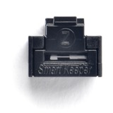 SMARTKEEPER ESSENTIAL RJ45 Port Lock (NL03), Einsteckschloss Farbcode Schwarz, 100 Stück