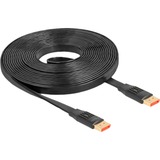 DeLOCK DisplayPort Flachbandkabel 8K 60Hz schwarz, 5 Meter