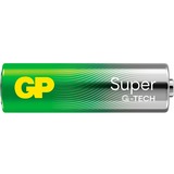 GP Batteries GP Super Alkaline Batterie AA Mignon, LR06, 1,5Volt 4 Stück, mit neuer G-Tech Technologie