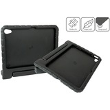Good Connections iPad 10,9" Case mit Kickstand, Tablethülle schwarz, für iPad 10,9“ (10. Generation)