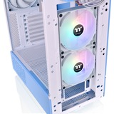 Thermaltake Ceres 350 MX , Tower-Gehäuse hellblau, Tempered Glass x 2