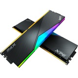 ADATA DIMM 48 GB DDR5-8000 (2x 24 GB) Dual-Kit, Arbeitsspeicher schwarz, AX5U8000C4024G-DCLARBK, XPG Lancer RGB, INTEL XMP