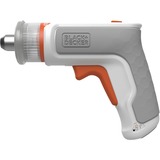 BLACK+DECKER HEXDRIVER, Akku-Möbelschrauber BCRTA01 weiß/orange, 3,6 Volt