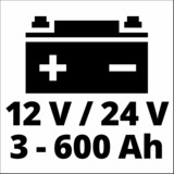 Einhell Batterie-Ladegerät CE-BC 30 M rot/schwarz, für Kfz- und Motorradbatterien