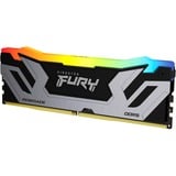 Kingston CU-DIMM 24 GB DDR5-8400, Arbeitsspeicher silber/schwarz, KF584CU40RSA-24, FURY Renegade RGB, INTEL XMP