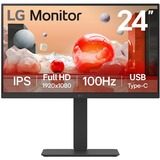 LG 24BA650-B.AEU, LED-Monitor 60.4 cm (23.8 Zoll), schwarz, FullHD, IPS, USB-C, 100Hz Panel