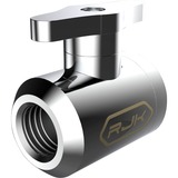 RAIJINTEK RJK Draining Valve Silver, Ventil silber