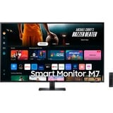 SAMSUNG Smart Monitor S43DM702UU, LED-Monitor 108 cm (43 Zoll), schwarz, UltraHD/4K, VA, WLAN, Bluetooth