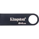 Kingston DataTraveler SE9 G3 64 GB, USB-Stick dunkelgrau, USB-A 3.2 Gen 1