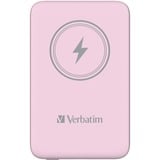 Verbatim Wireless Powerbank Charge 'n' Go 10.000mAh rosa, Qi, PD 3.0, Quick Charge 3.0