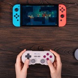 8BitDo SN30 Pro, Gamepad grau, Hall Effect Joystick