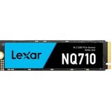 Lexar NQ710 500 GB, SSD schwarz/blau, PCIe 4.0 x4, NVMe 1.4, M.2 2280