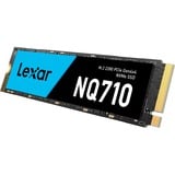 Lexar NQ710 500 GB, SSD schwarz/blau, PCIe 4.0 x4, NVMe 1.4, M.2 2280