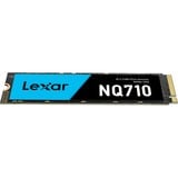 Lexar NQ710 500 GB, SSD schwarz/blau, PCIe 4.0 x4, NVMe 1.4, M.2 2280