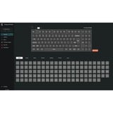 Keychron K13 Max, Gaming-Tastatur grau/orange, DE-Layout, Gateron Low Profile 2.0 Mechanical Brown, Hot-Swap, Aluminiumrahmen, RGB