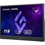 ViewSonic VX1654, Gaming-Monitor 39.6 cm (16 Zoll), schwarz, FullHD, IPS, USB-C, 144Hz Panel