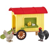 Schleich Farm World Mobiler Hühnerstall, Spielfigur 