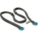 Seasonic Kabel Gen 5 SS-16P - 12V-2x6-600 schwarz, 70cm