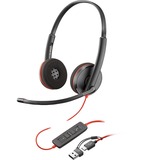 Poly Poly Blackwire 3220, Headset schwarz, Stereo, USB-C