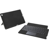 SAMSUNG Tucano Book Cover Keyboard mit Trackpad, Tastatur schwarz, DE-Layout, für Galaxy Tab S6 Lite