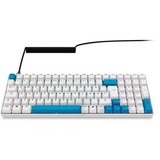 Sharkoon SKILLER SGK50 S2 PBT, Gaming-Tastatur weiß, DE-Layout, Gateron G Pro 3.0 Yellow