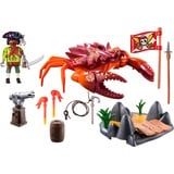 PLAYMOBIL 71532 Pirates Kampf gegen die Riesenkrabbe, Konstruktionsspielzeug 