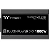 Thermaltake TT Toughpower SFX Platinum 1000W, PC-Netzteil schwarz, 1x 12VHPWR, 2x PCIe, Kabelmanagement, 1000 Watt