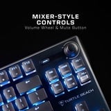 Turtle Beach Vulcan TKL, Gaming-Tastatur schwarz, DE-Layout, TITAN Red