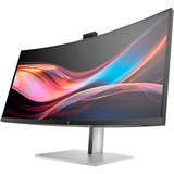 HP 734pm, LED-Monitor 86.4 cm (34 Zoll), schwarz/silber, WQHD, IPS Black, Thunderbolt 4, 5 MP HDR KI Webcam, 120Hz Panel