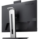 ViewSonic VG2757V-2K Videokonferenzmonitor, LED-Monitor 68.6 cm (27 Zoll), schwarz (matt)/grau, QHD, IPS, Webcam, Mikrofon, USB Hub, USB-C, 100Hz Panel