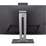 ViewSonic VG2757V-2K Videokonferenzmonitor, LED-Monitor 68.6 cm (27 Zoll), schwarz (matt)/grau, QHD, IPS, Webcam, Mikrofon, USB Hub, USB-C, 100Hz Panel