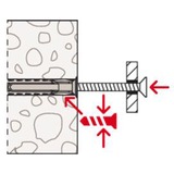 fischer Dübel SX Plus 10x80 K hellgrau, 6 Stück