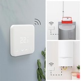 tado° Smart Thermostat V3+ Starter Kit (Funk), Set weiß, Für Heizthermen und Gasetagenheizungen