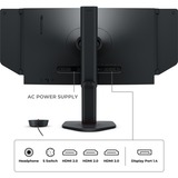 BenQ Zowie XL2566X+, Gaming-Monitor 62.2 cm (24.1 Zoll), schwarz, FullHD, Fast TN, HDMI, DP, 400Hz Panel