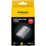 Intenso Externe SSD TX800 500 GB anthrazit, USB-A 3.2 Gen 2x2 (20 Gbit/s)